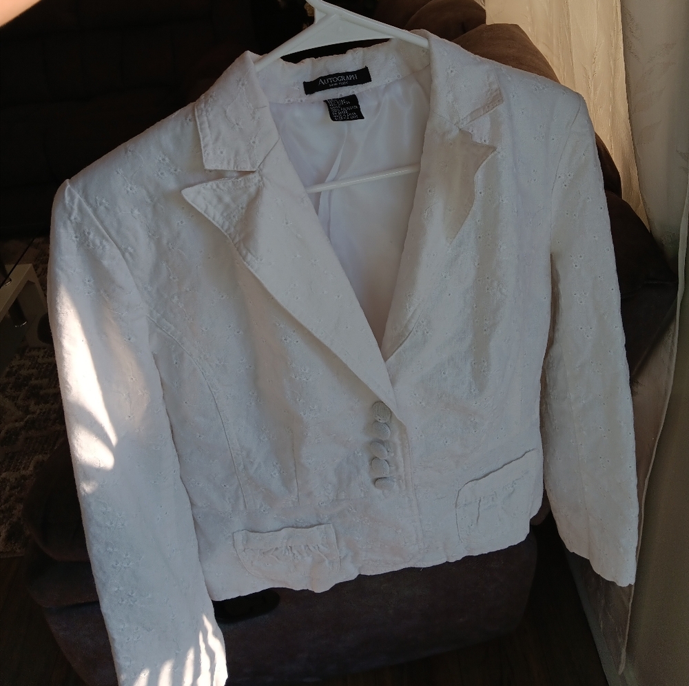 Autograph Women's Cream Blazer